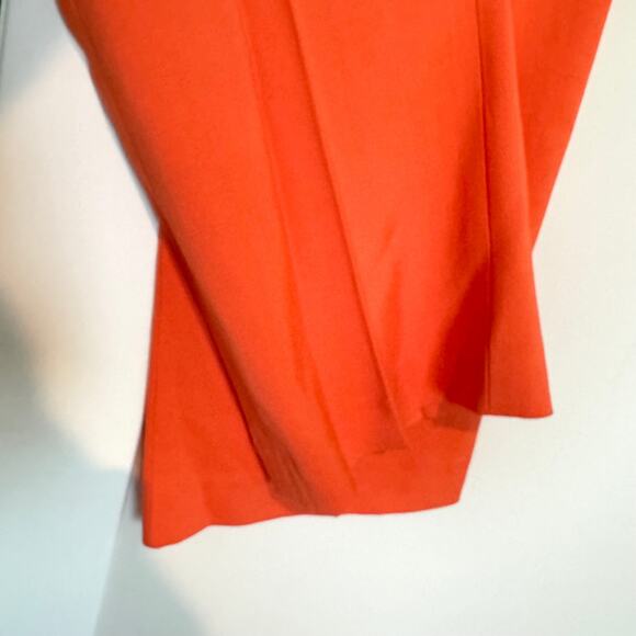 A.L.C. Kennedy Trouser Pants Clementine Orange Straight Leg Slacks NEW Size 2 - Picture 6 of 7